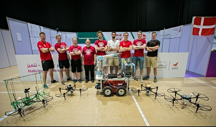 MBZIRC team and robots